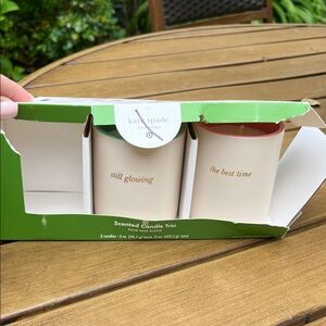 Kate Spade Scented Candles only 2  - Green, Red, White